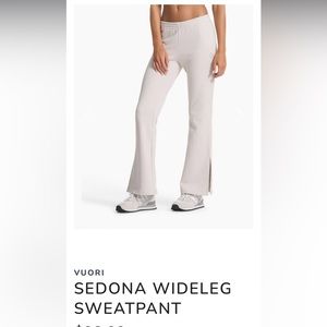 VUORI SEDONA WIDELEG SWEATPANTs